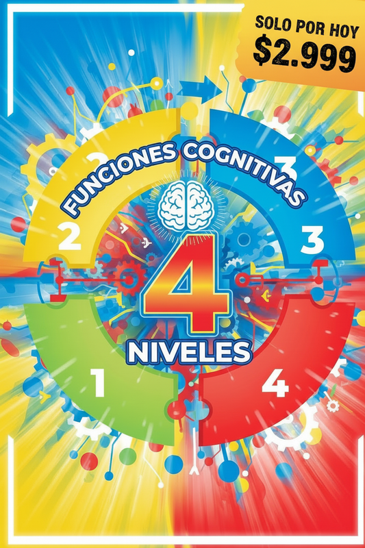 Funciones Cognitivas 4 Niveles - Oferta Especial $2.999