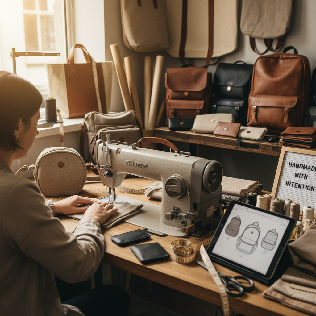 Taller de moldería y costura de bolsos