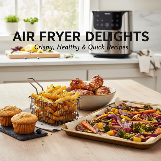 Comidas deliciosas en freidora de aire