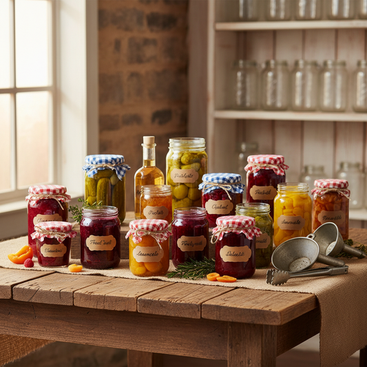 Conservas y mermeladas caseras