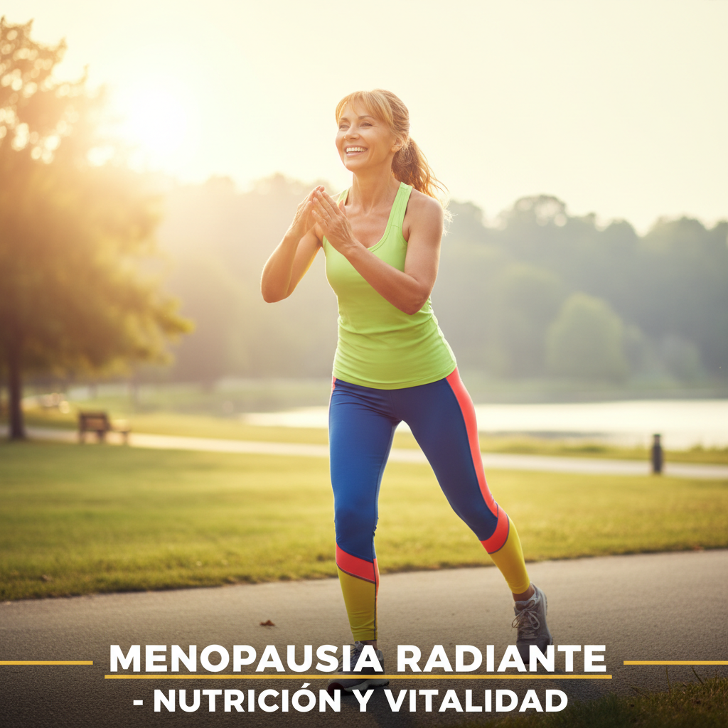 Mujer radiante y saludable