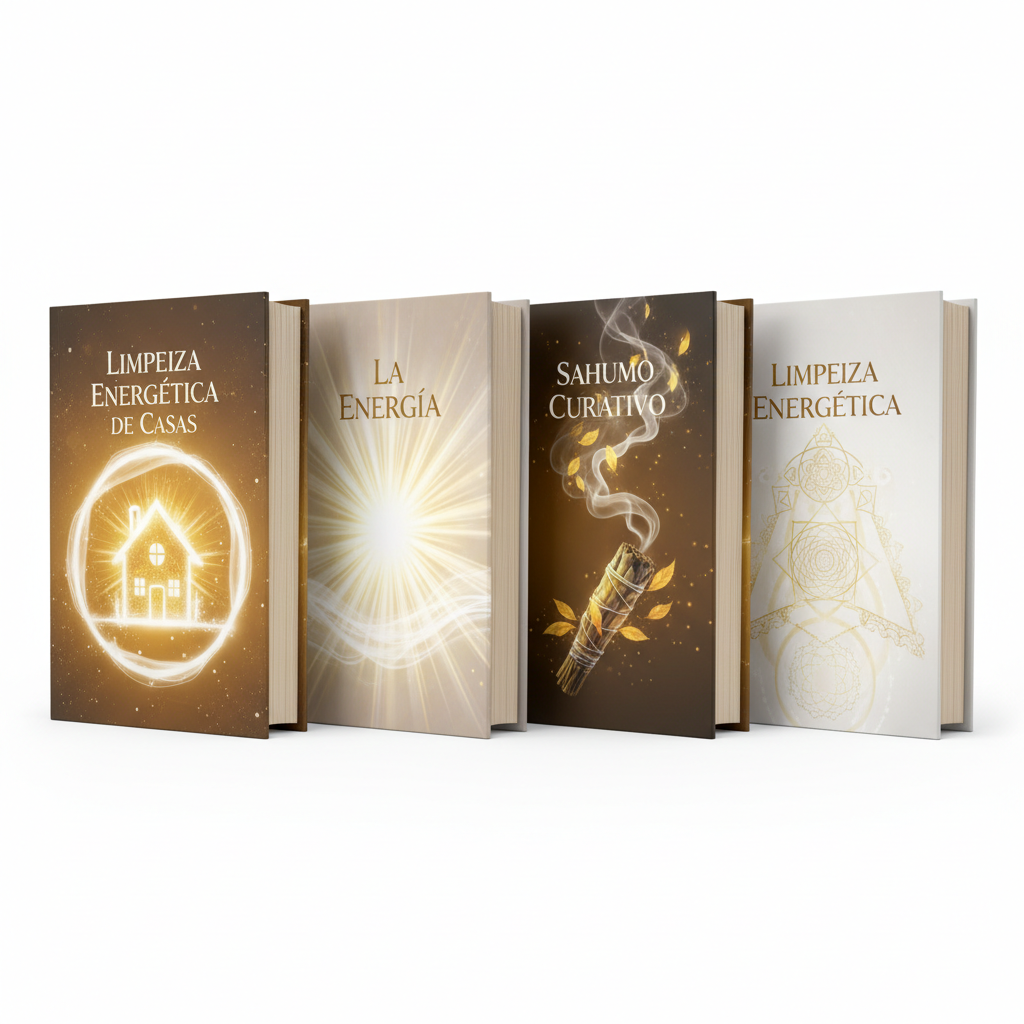 Pack de 4 libros de Limpieza Energética